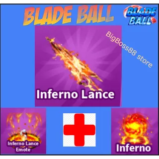 Inferno Lance Full set - Blade Ball