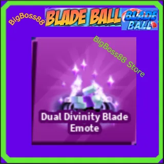Dual Divinity Blade Emote - Blade Ball