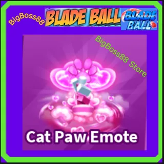 Cat Paw Emote - Blade Ball