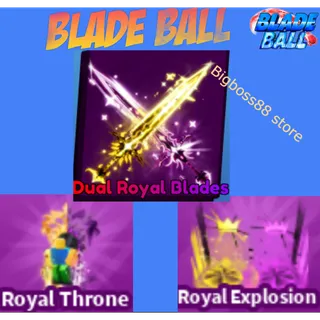 Dual Royal Blades Full set - Blade Ball