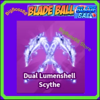 Dual Lumenshell Scythe - Blade Ball