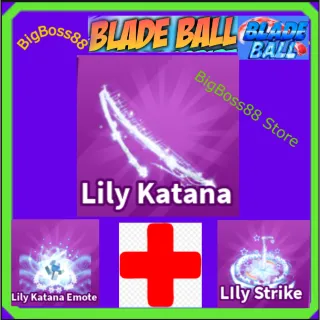 Lily Katana Full set - Blade Ball