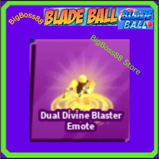 Dual Divine Blaster Emote - Blade Ball