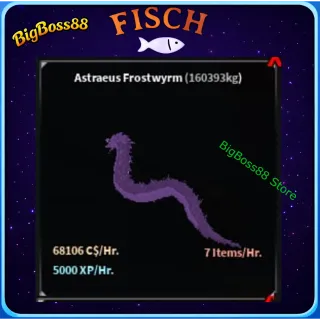Astraeus Frostwyrm ( Aquarium ) 68.1K C$ per hour 5k Xp - Fisch