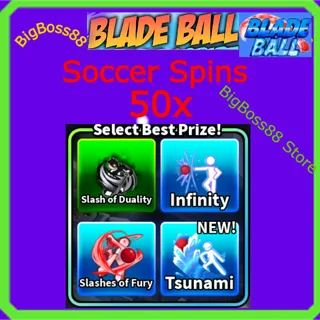 x50 Soccer Spins - Blade Ball