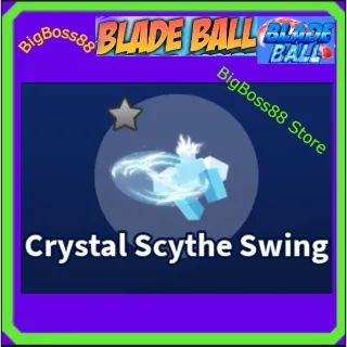 Crystal Scythe Swing Emote - Blade Ball