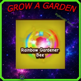 Rainbow Gardener Bee - Grow A Garden