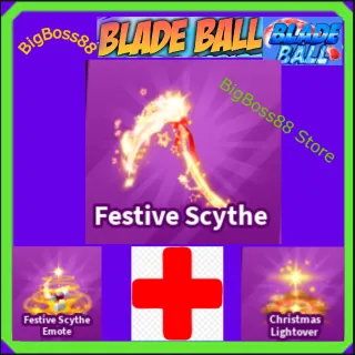 Festive Scythe Full set - Blade Ball