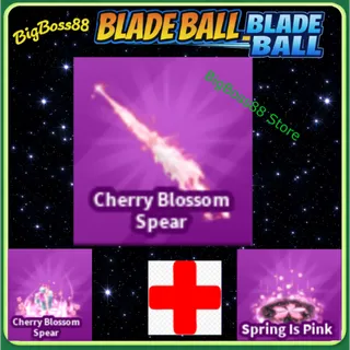 Cherry Blossom Spear full set - Blade Ball