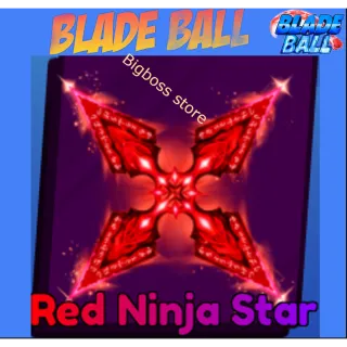 Red Ninja Star - Blade Ball