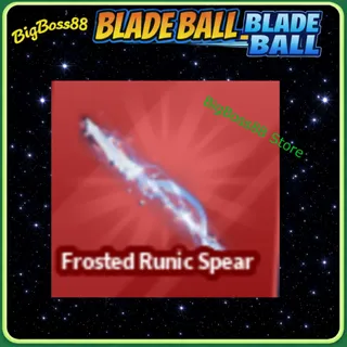 Frosted Runic Spear - Blade Ball
