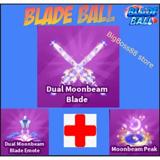 Dual Moonbeam Blade Full set - Blade Ball