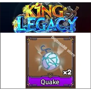 x2 Quake Fruit - King Legacy