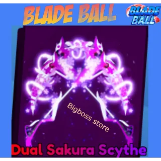 Dual Sakura Scythe - Blade Ball