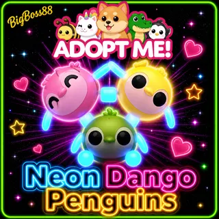 Neon Dango Penguins- Adopt Me