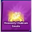 Heavenly Chakram Emote - Blade Ball