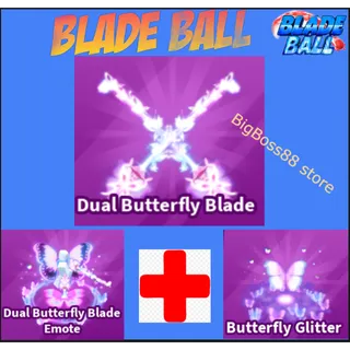 Dual Butterfly Blade Full set - Blade Ball