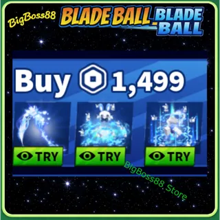 Blue Bunny Scythe - Blade Ball