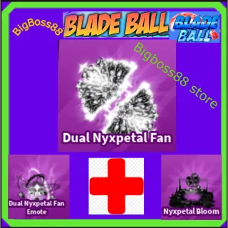 Dual Nyxpetal Fan Full set - Blade Ball