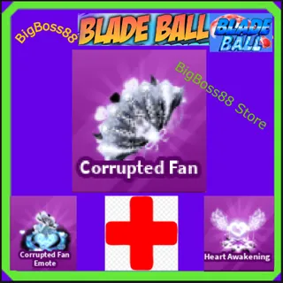 Corrupted Fan Full set - Blade Ball