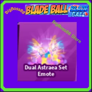 Dual Astraea Set Emote - Blade Ball