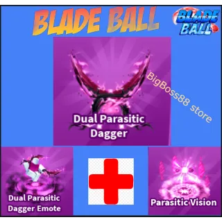 DUAL PARASITIC DAGGER Full set - Blade Ball