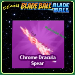 Chrome Dracula Spear - Blade Ball