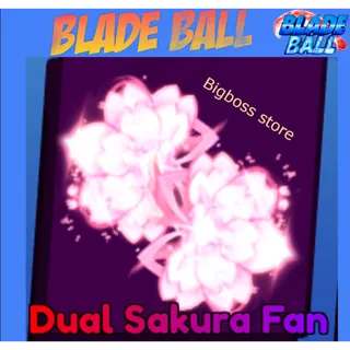 Dual Sakura Fan - Blade Ball