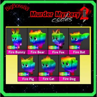 Chroma Pet Set - Murder Mystery 2 / MM2