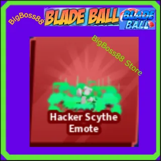 Hacker Scythe Emote - Blade Ball