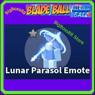 Lunar Parasol Emote - Blade Ball