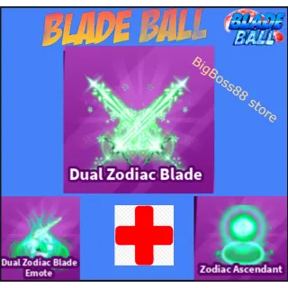 Dual Zodiac Blade Full set - Blade Ball