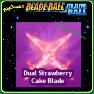 Dual Strawberry Cake Blade - Blade Ball