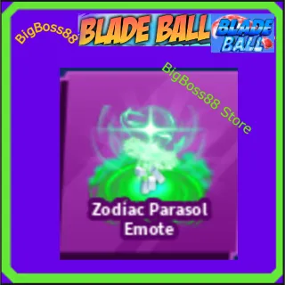 Zodiac Parasol Emote - Blade Ball
