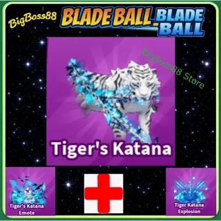 Tiger's Katana Full set - Blade Ball
