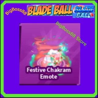Festive Chakram Emote - Blade Ball