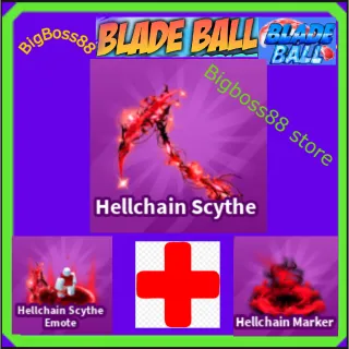 Hellchain Scythe Full set - Blade Ball