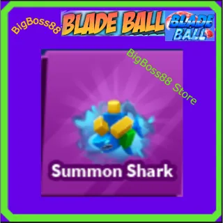 Summon Shark Emote - Blade Ball