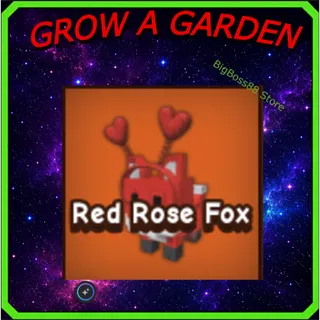 x2 Red Rose Fox - Grow A Garden