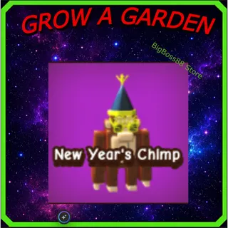 New Year's Chimp - Grow A Garden