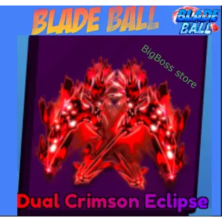 Dual Crimson Eclipse - Blade Ball