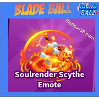 Soulrender Scythe Emote - Blade Ball