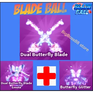 Dual Butterfly Blade Full set - Blade Ball