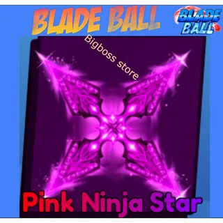 Pink Ninja Star - Blade Ball