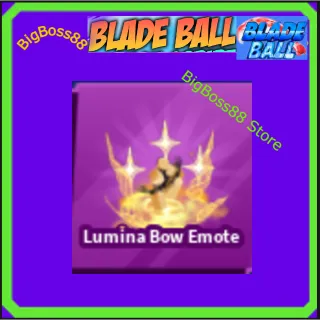 Lumina Bow Emote - Blade Ball