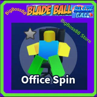 Office Spin Emote - Blade Ball