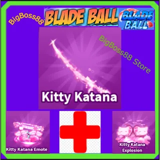 Kitty Katana Full set - Blade Ball