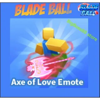 Axe of Love Emote - Blade Ball