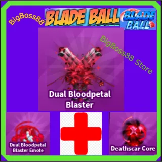 Dual Bloodpetal Blaster Full set - Blade Ball