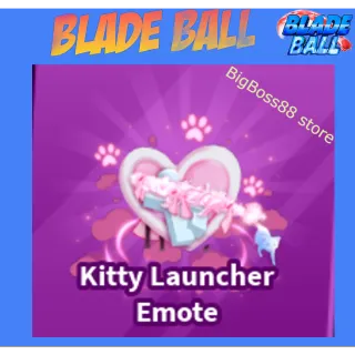 Kitty Launcher Emote - Blade Ball